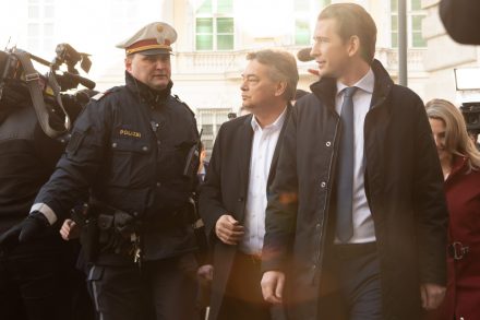 Angelobung der neuen Bundesregierung am Ballhausplatz - 07.01.2020