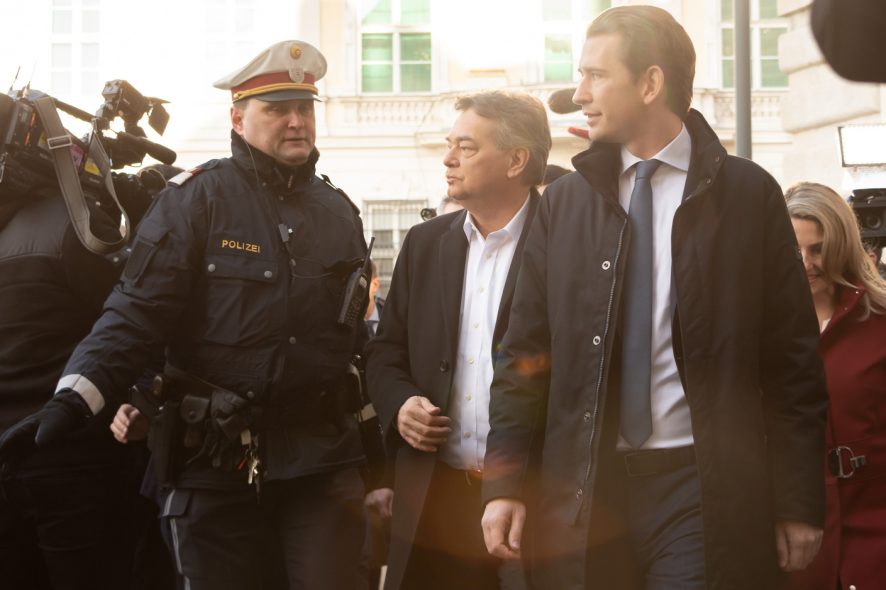 Angelobung der neuen Bundesregierung am Ballhausplatz - 07.01.2020