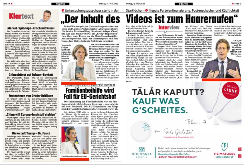 Publikationen Mai 2020